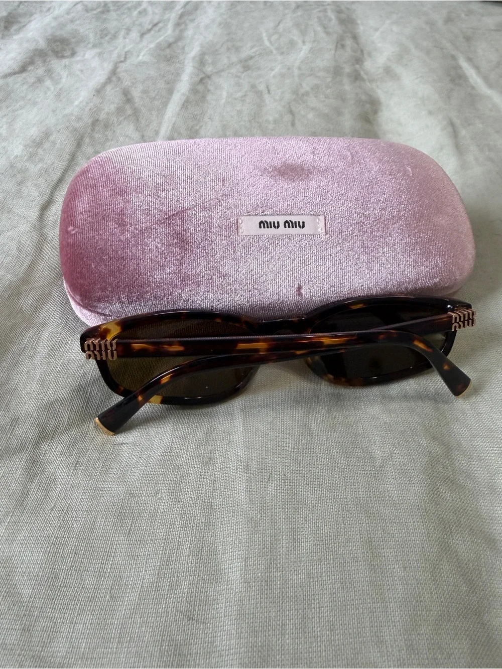 Miu Miu Regard Tortoiseshell Sunglasses